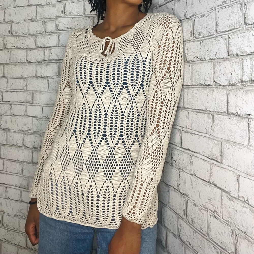Crochet Longsleeve Tunic